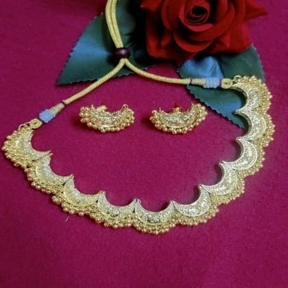Chadrakor Neckles With Earings Set Premium Quality