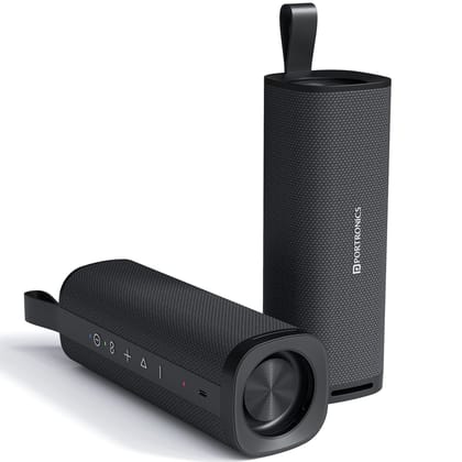 Portronics Fynix Dual Passive Radiator, Upto 6 Hours Playtime, Bluetooth 5.3V, Handsfree Calling