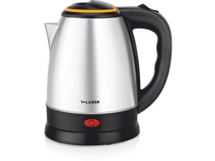 Lazer Stew 1.5 Litre, Electric Kettle 1200W, Stainless Steel Body, Automatic Shut Off, Fast Boiling Water Kettle