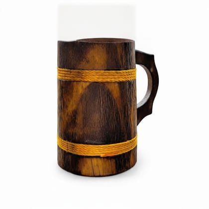 Handcrafted Rustic Wood Beer Mug