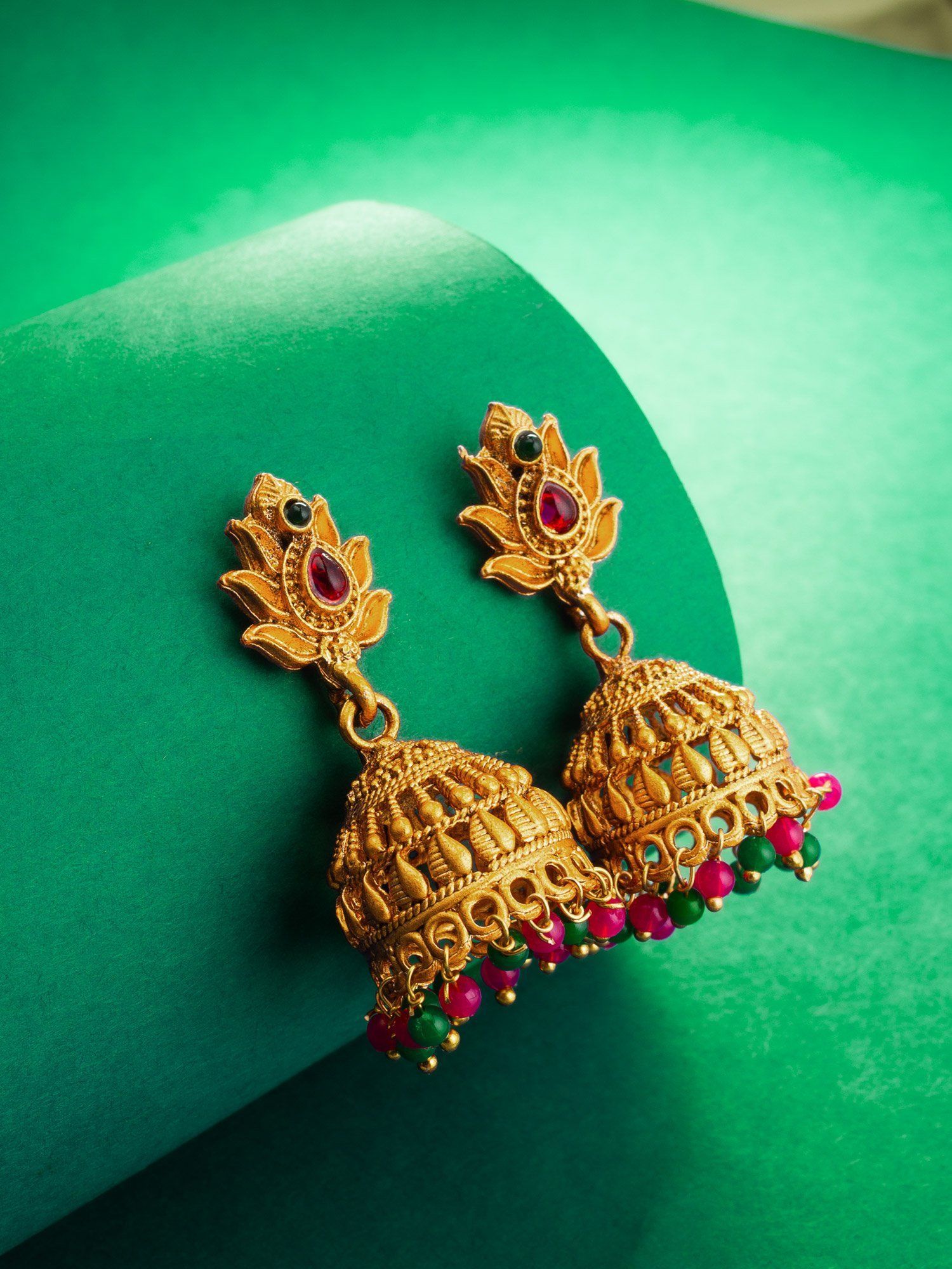 Morison Golden Stud Earrings Everyday Elegance Redefined