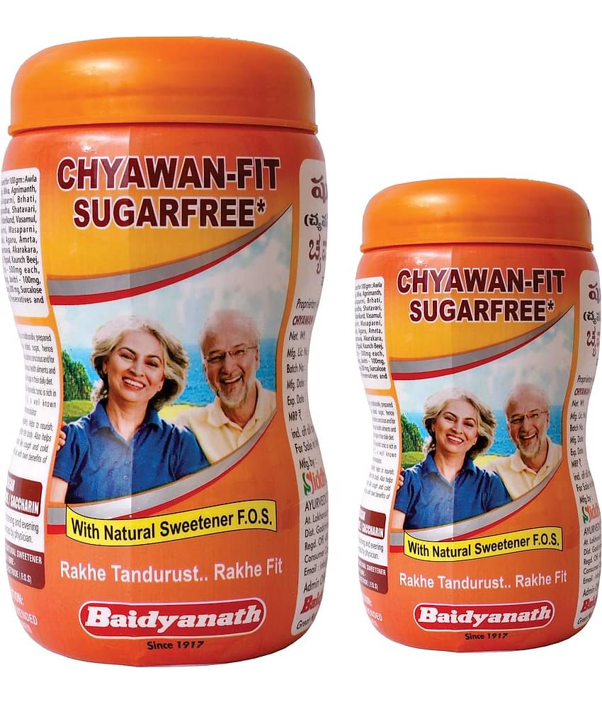 Baidyanath Chyawan-Fit Chyawanprash Sugar Free (Pack Of 2)