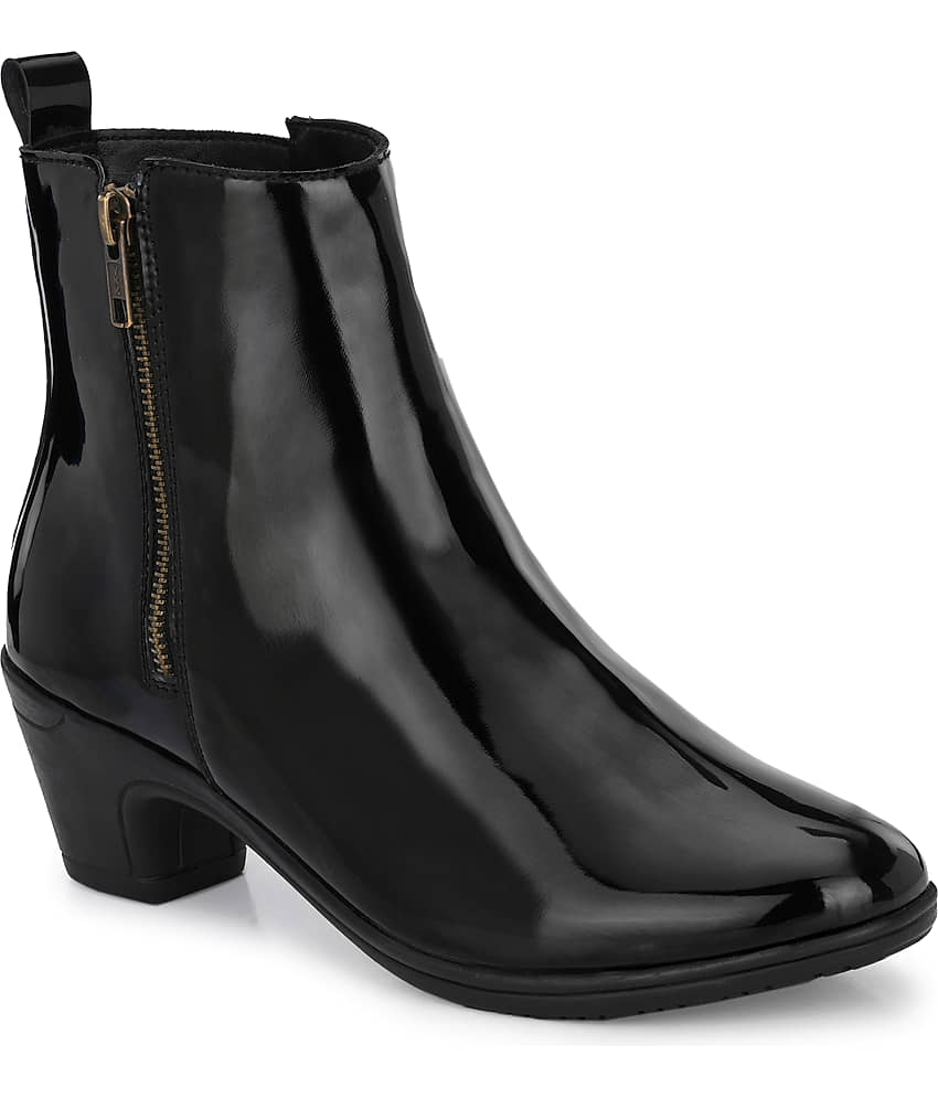 El Paso Black Women's Ankle Length Boots