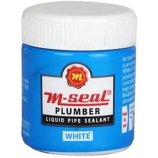 M-Seal Plumber Liquid Pipe Sealant White (safeda) 20 Gm