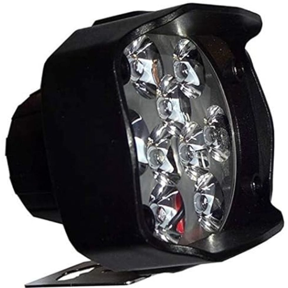 Set of 2 Shilon 9 LED Waterproof On or Off Switch for Bikes (Black)