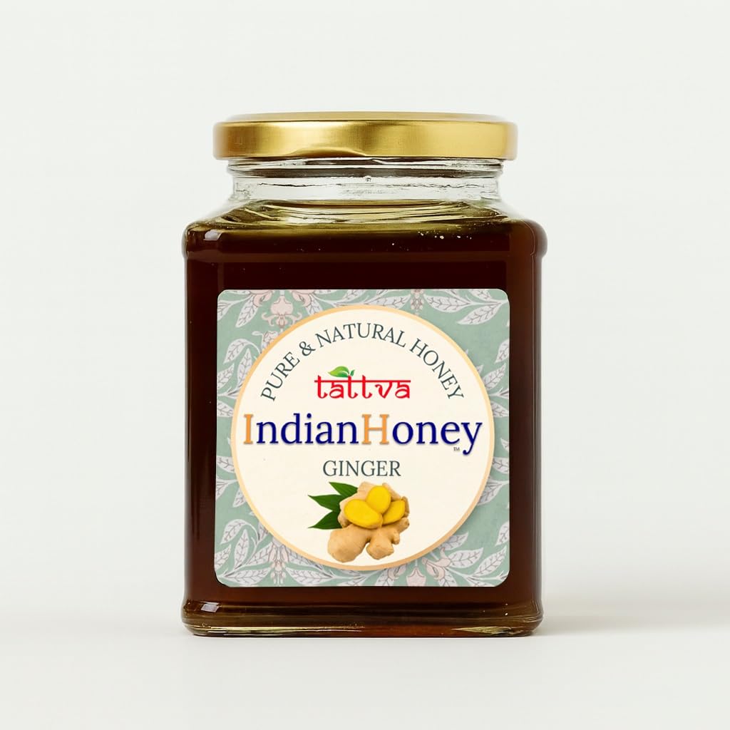 IndianHoney Ginger Natural Honey For A Spicy, Sweet Boost to Your Morning Routine