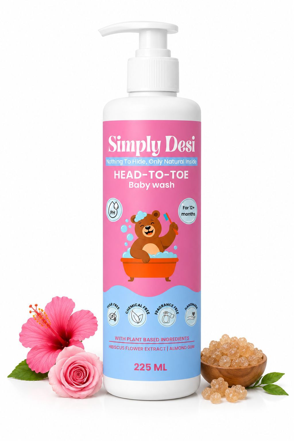 12+ months Head to Toe Baby Wash