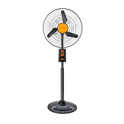 Almonard Mark II 450mm Pedestal Fan | High Speed | With Copper Winding Motor | Ideal for Home & Office | Heavy Duty Stand | Aluminium Metal Blades | 1400 RPM | 1 Year Warranty (Black)