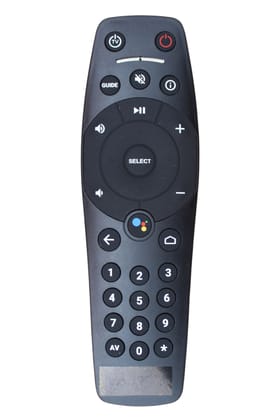 V3Deals Compatible with TATA Binge Control Binge Plus Set-Top Box Non Voice Remote - Without Voice & Google Assistant Functions Exactly Same Remote Will Work Only (Tata Bing)