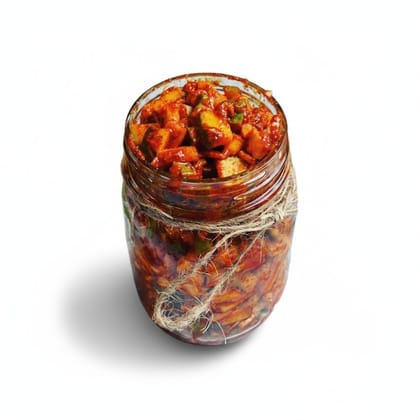 Traditional Spicy Pickle - 250 gm - One glass jar