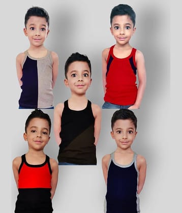 HAP Pack of 5 Boys 100% Cotton ( Multi Color )
