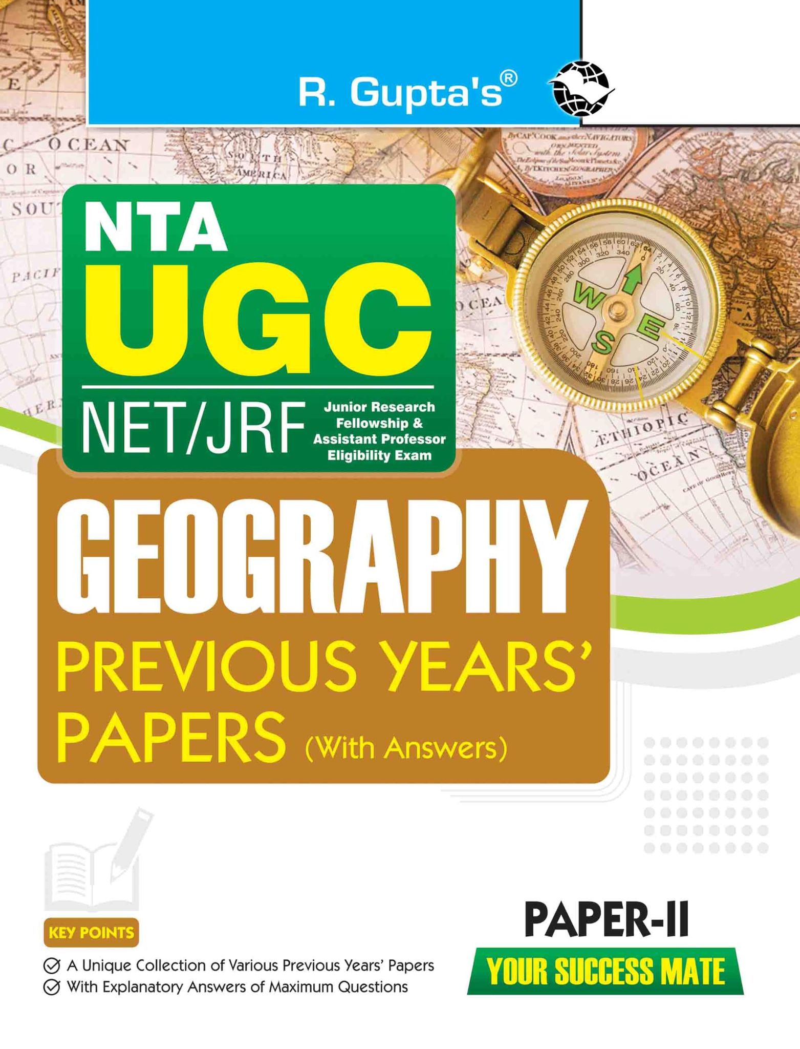 NTA-UGC-NET/JRF: GEOGRAPHY (PAPER-II) Previous Years' Papers (With Answers) [Paperback] [Oct 01, 2025] RPH Editorial Board