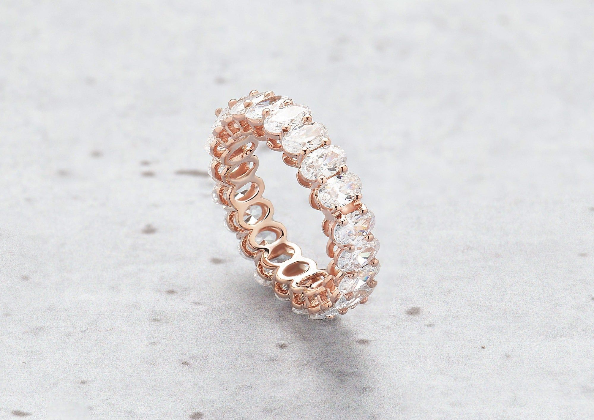 Elliptical Eternity Ring