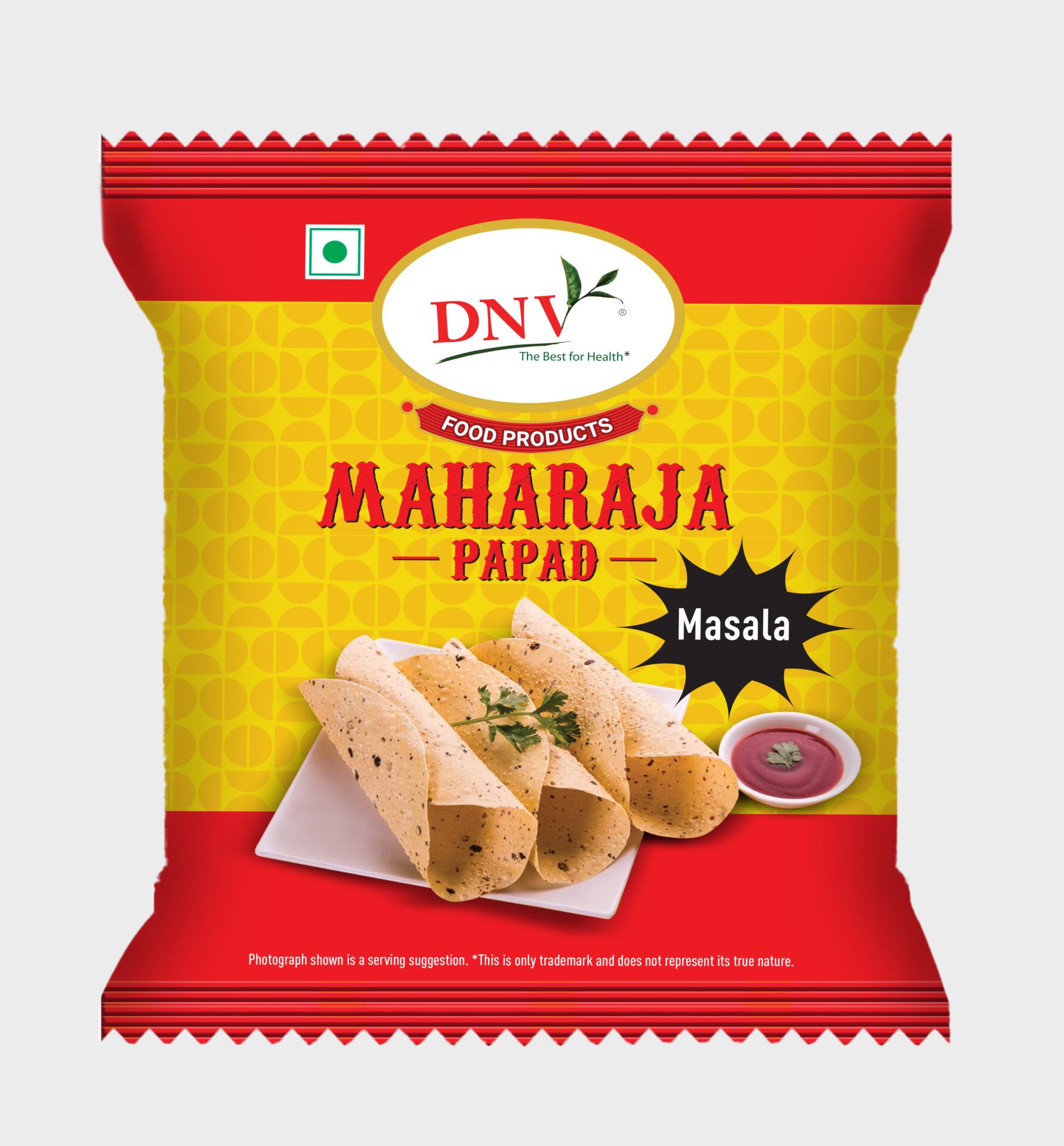 DNV Foods Maharaja Masala Papad, 180 gm