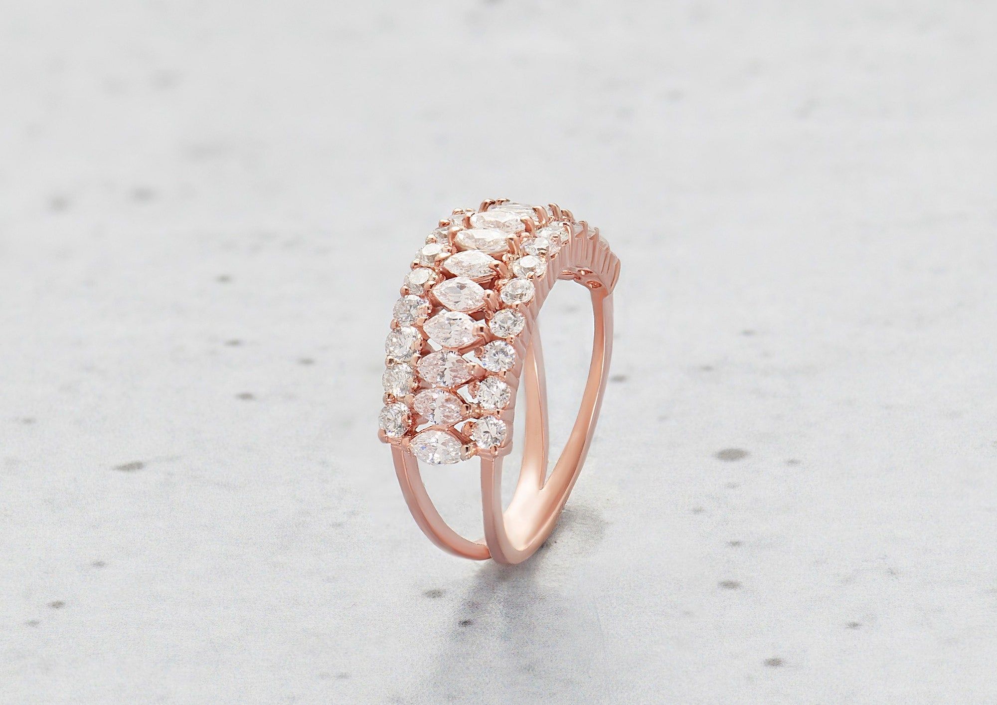 Perennial Charm Half Band Ring