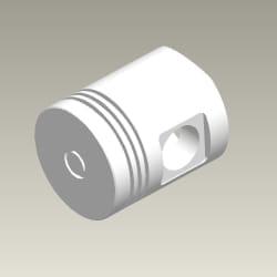 PISTON O/S(0.50) - HF Dawn | HF Deluxe | Splendor NXG - 13103GN5325LS