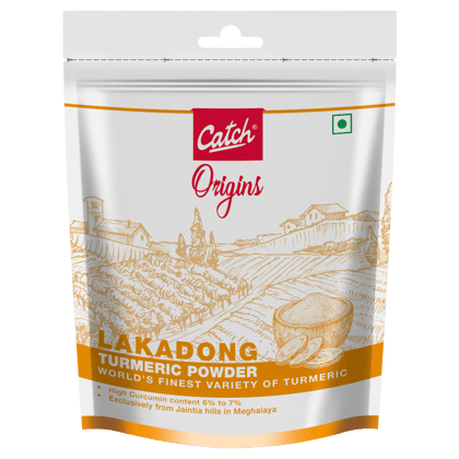 Catch Straight Pouch || Lakadong Turmeric Powder  || 100 Grams