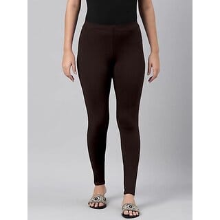 SHE PURE LUXURY WEAR Ankle Length  Ethnic Wear Legging  (Brown, Solid)