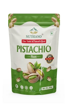 Nutriano Premium Roasted & Salted Pistachios (Pista) – Crunchy & Flavorful – Rich in Protein & Fiber – Ready to Eat Snack – 250g Nutriano Premium Roasted & Salted Pistachios (Pista) – Crunchy & Flavorful – Rich in Protein & Fiber – Ready to Eat Snack – 250g