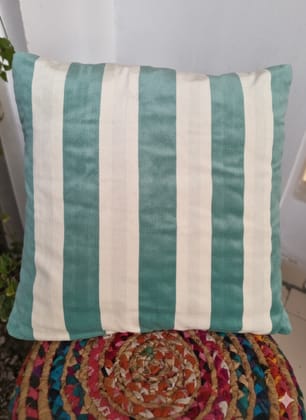 Nature Craaft Artisan Hand Embroidered Cotton Cushion Cover 2 Pc