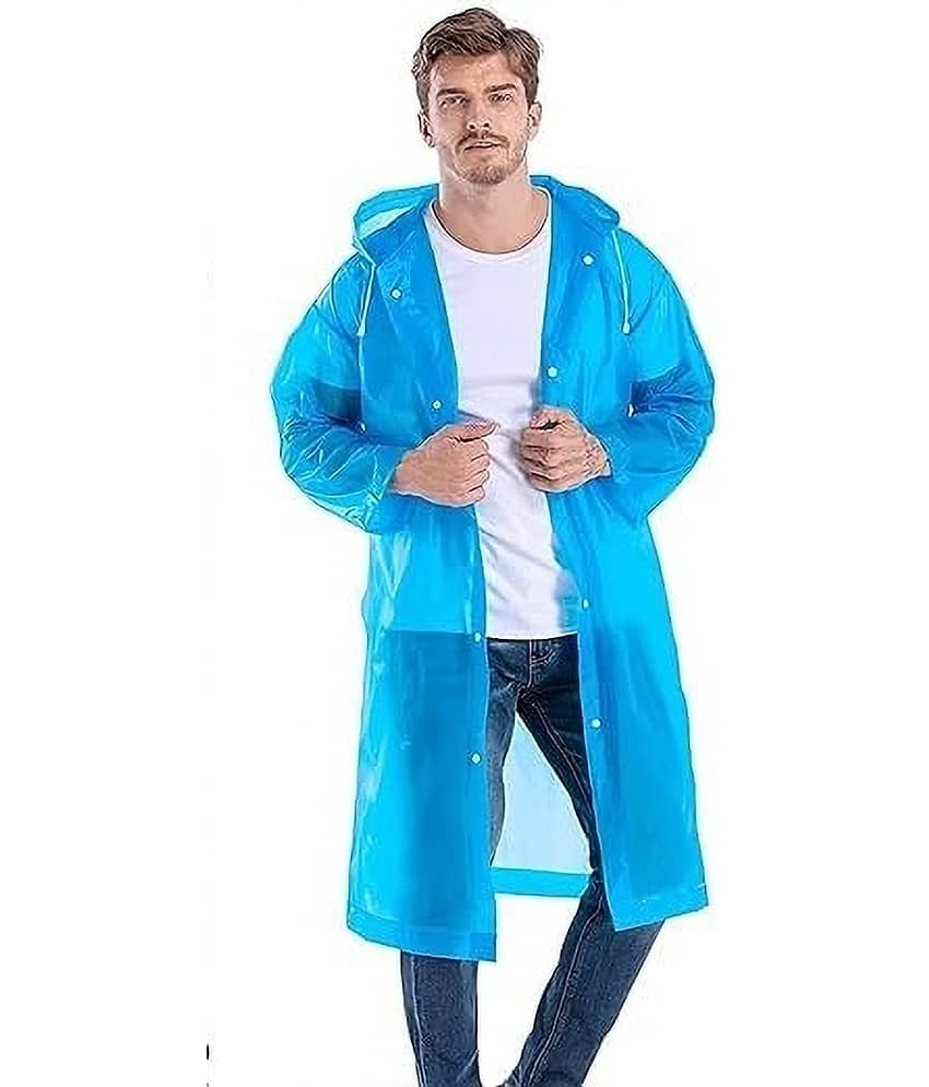PARYAG HOSIERY Blue PVC Men's Raincoat ( Pack of 1 )