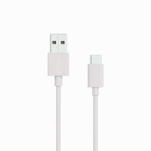 Walta Elite Real Plus USB To Type-C Fast Charging Cable 1Mtr Charge Upto 5 Amp, White