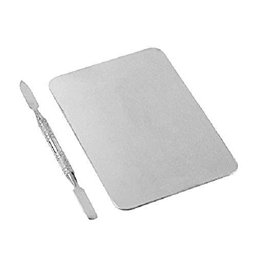 Elecsera Makeup Mixing Palette Stainless Steel Finger Ring Plate