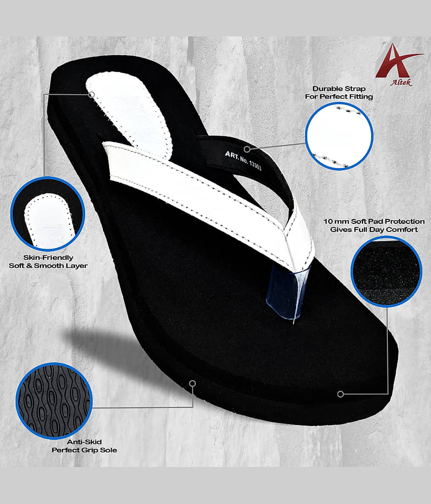 Altek White Women's Flip Flop