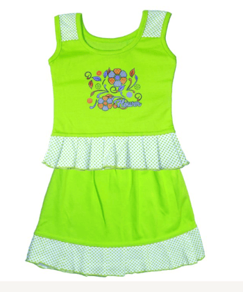 Baby Girl's Midi Dress - Pack of 2 ( Tops & Skirt ) ( 1 Years ) Green