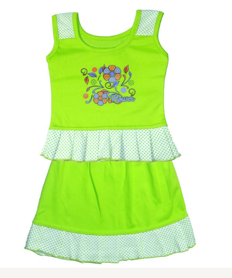 Baby Girl's Midi Dress - Pack of 2 ( Tops & Skirt ) ( 1 Years ) Green