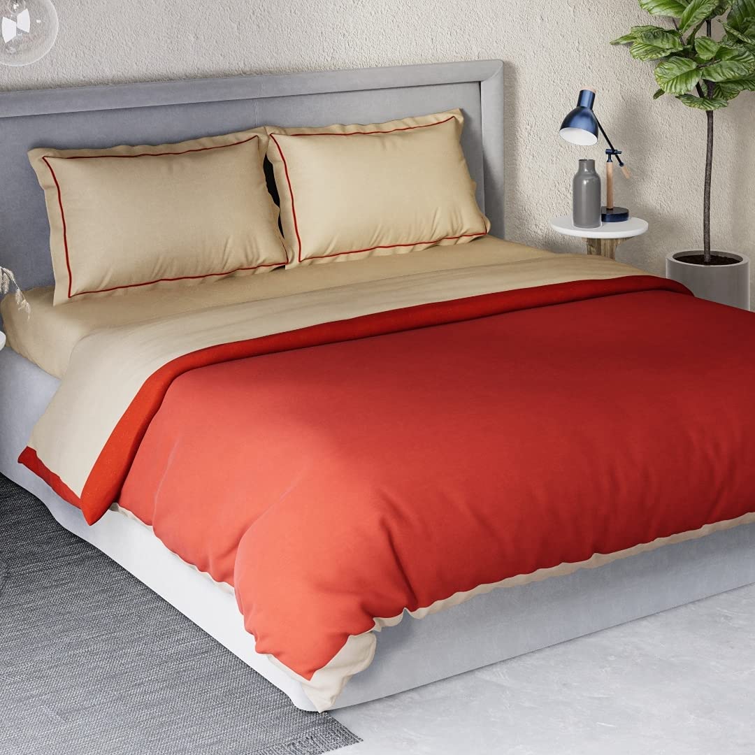 DDECOR Double Bedding Set (Double Comforter, Double Bedsheet & 2 Pillow Covers),