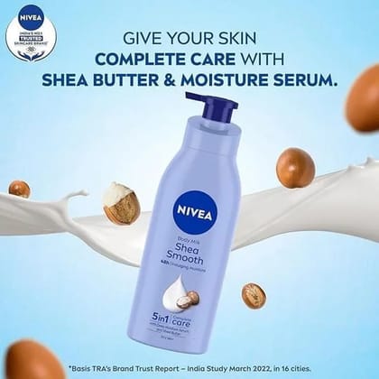 Nivea Smooth Body Milk Shea Butter For Dry Skin 75 MILLI_LITRE