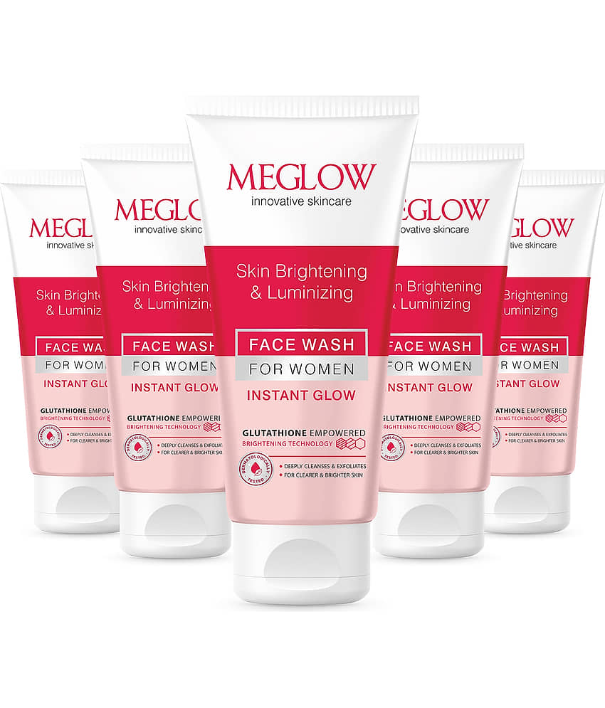 Meglow - Daily Use Face Wash For All Skin Type ( Pack of 5 )