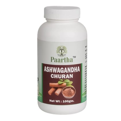 Paartha Ayurveda Ashwagandha Churan for Stress Relief Paartha Ayurveda Ashwagandha Churan for Stress Relief