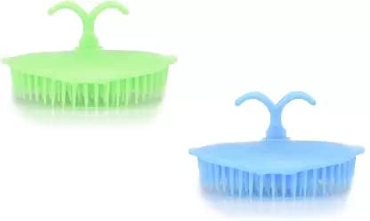 Elecsera Plastic Hair Washing Combs Hair Massager Shower Brush Hair Washing Tools