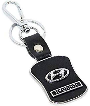 Tag Sky Hyundai Leather Metal Car Locking Key Chain