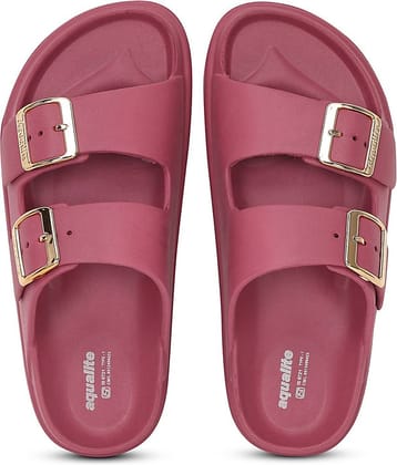 Aqualite Maroon Women's Floater Sandals