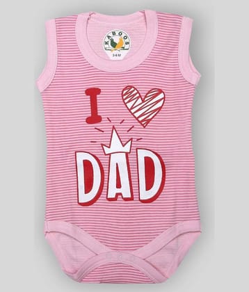 KABOOS Pack of 1 Baby Girls Cotton Bodysuit ( Pink )