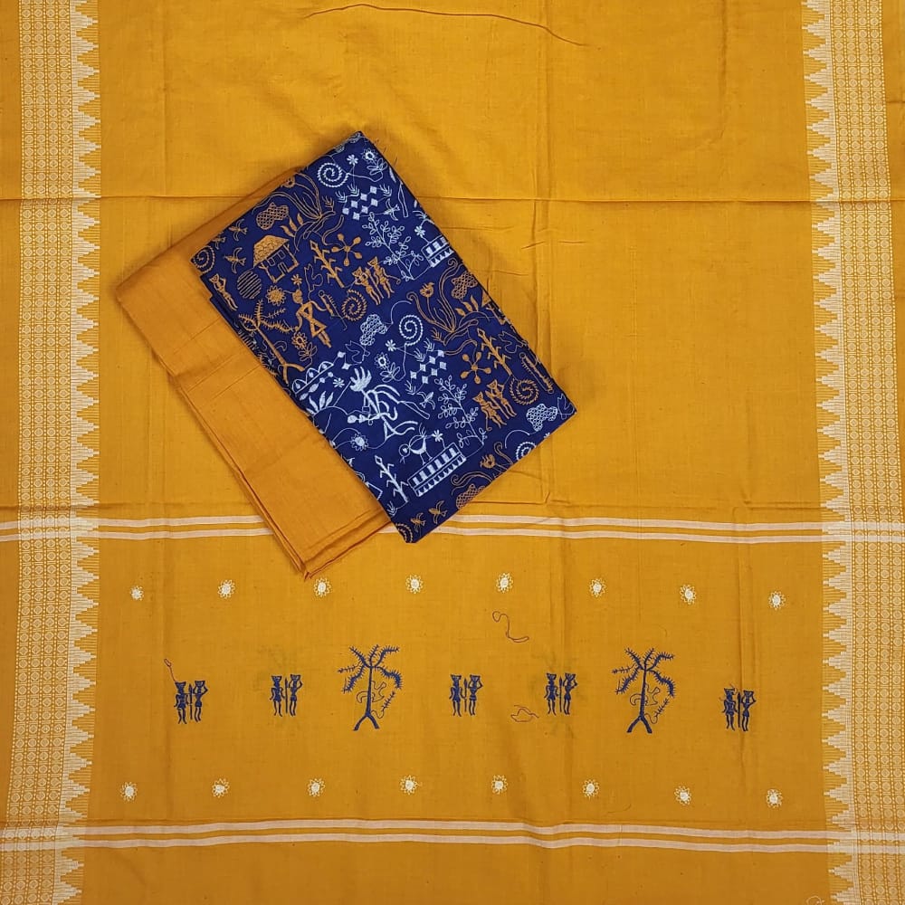 Bomkai Cotton Dress Set