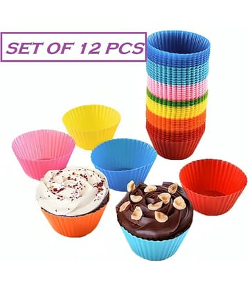 purple dust Silicone Cup Cake Moulds 6 mL
