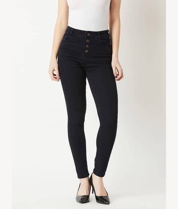 Miss Chase - Black Denim Skinny Fit Women's Jeans ( Pack of 1 )