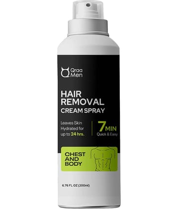 Qraa Moisturizing Hair Removal Spray for Men 200 ( Pack of 1 )