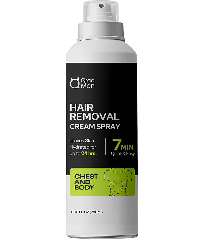 Qraa Moisturizing Hair Removal Spray for Men 200 ( Pack of 1 )