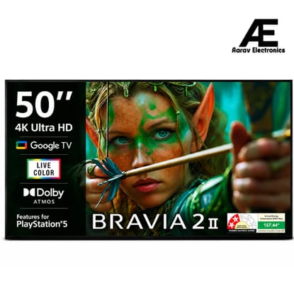 Sony 126 cm (50 inches) BRAVIA 2M2 Series 4K Ultra HD Smart LED Google TV K-50S25M2