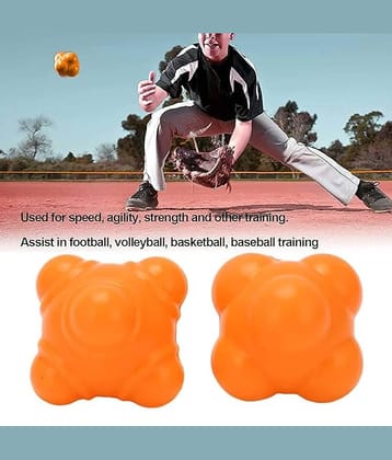 Reaction Ball for Improving Agility, Reflexes and Hand-eye Coordination Skills, 2 Pcs.