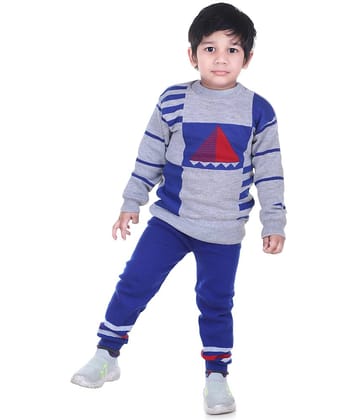 GTwo Single Baby Girls Woollen Pullover ( Grey )