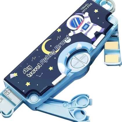 Premium Galactic Adventures: Multifunctional Space Pencil Box for Boys & Girls (Mix Color and Design)Brand: Yanmai