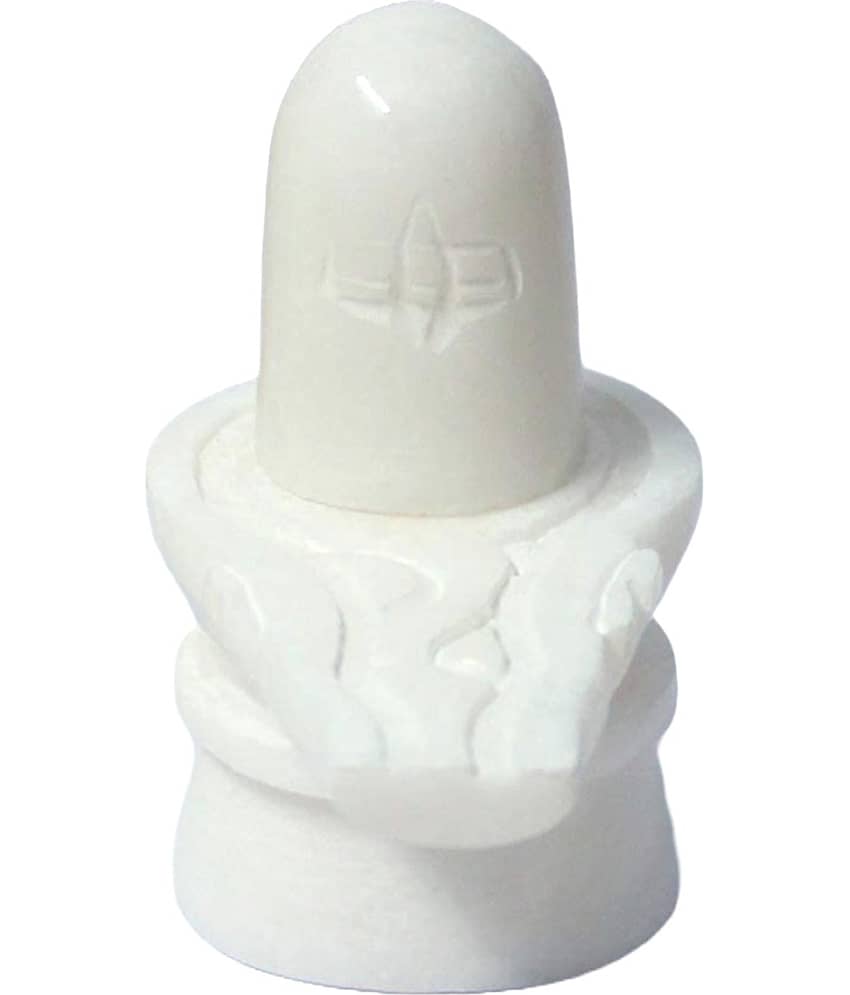 KRAFT CLOUDS - Marble Shivling Idol ( 6 cm )
