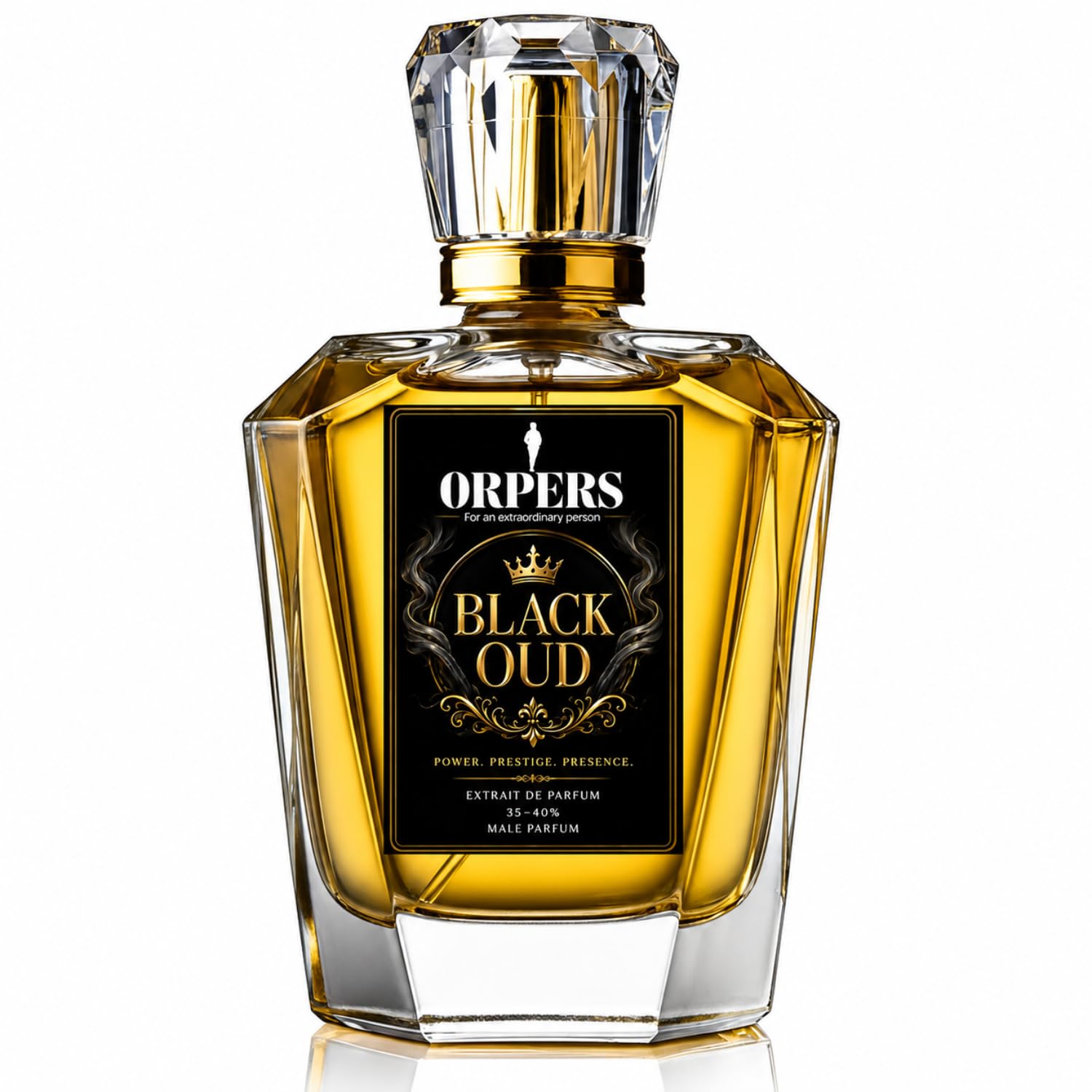 ORPERS Black Oud Extrait de Parfum for Men | Luxury Oud Perfume 100ml