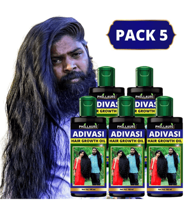 Phillauri Adivasi Hair Growth Oil 100 ml each (Pack of 5)